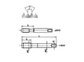 Miniatyrbild 2 av 2: FANAR Handkran M22x1,5 2 st (A1-220001-0225)