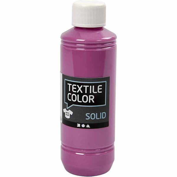 Textil Färg Solid - Fuchsia - 250 ml