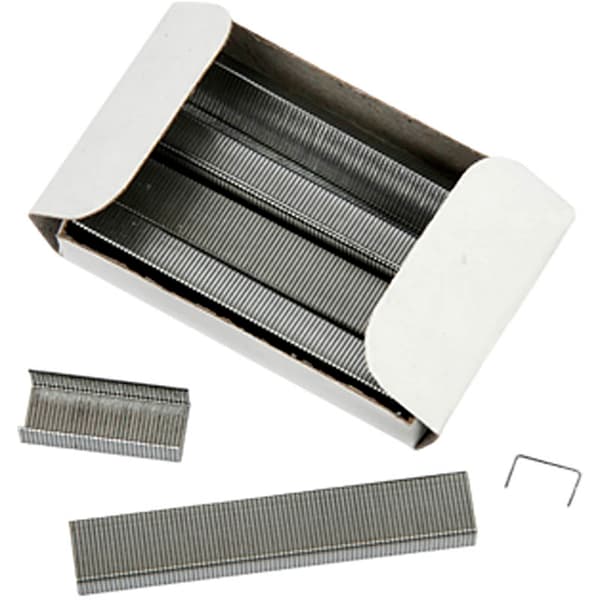 Häftklamrar - stl. 6/4 - B: 6 mm - 10x1000 st