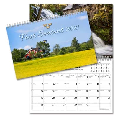 Väggkalender Four Seasons 2021