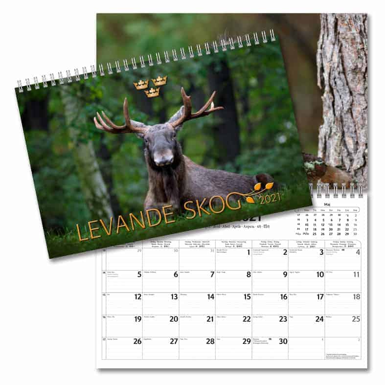 Väggkalender Levande Skog 2021
