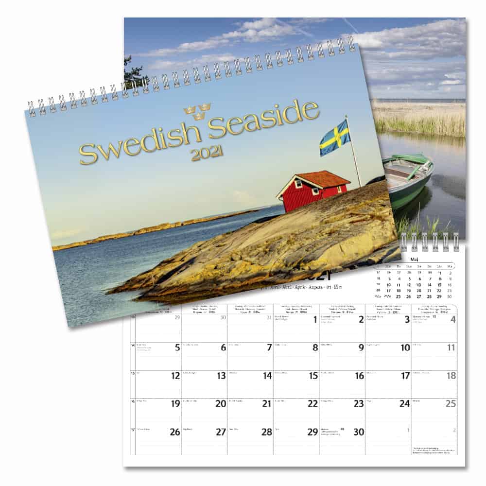 Väggkalender Swedish Seaside 2021
