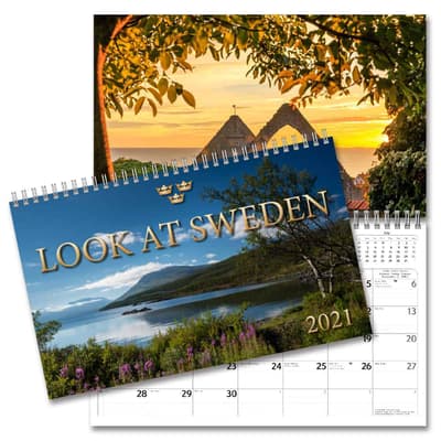 Väggkalender Look at Sweden 2021