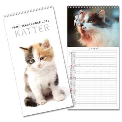 Familjekalender Katter 2021