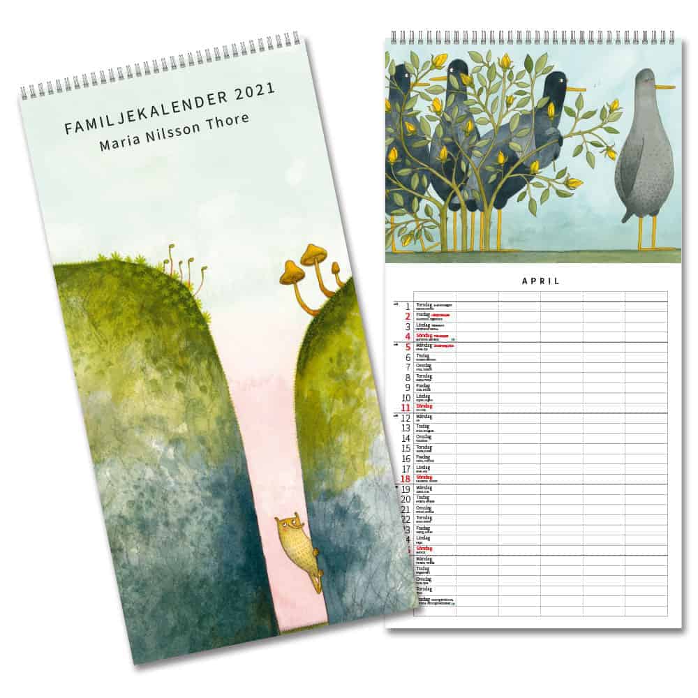 Familjekalender Maria Nilsson Thore 2021