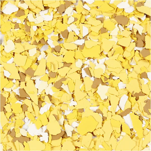 Terrazzo flakes - Gul - 90g