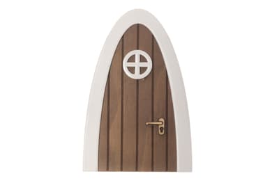 Kapel Brun Julnissedörr 15 cm