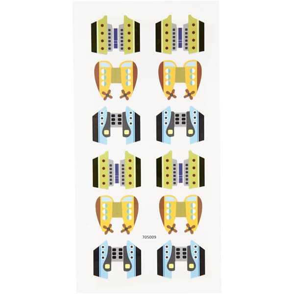 Index Stickers - 7,5x15 cm - 2x10 mixade ark