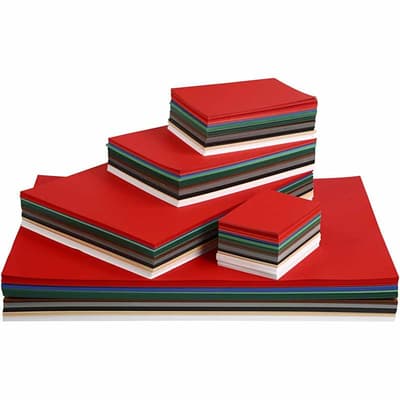Julkartong - A2+A3+A4+A5+A6 cm - 180 g - 1800 ark