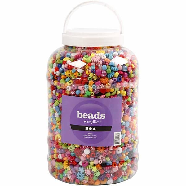 Pärlspann 3 kg - Mixade modeller - ca 8000 st