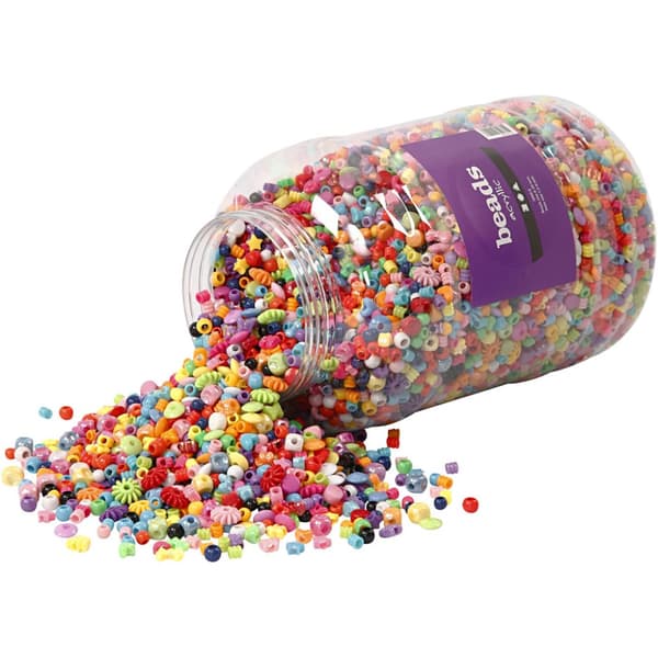 Pärlspann 3 kg - Mixade modeller - ca 8000 st
