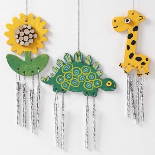 Vindspel DIY - Plywood Figurer - 24 st