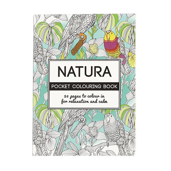 Målarbok A6 Mindfulness - Antistress Coloring - Natura