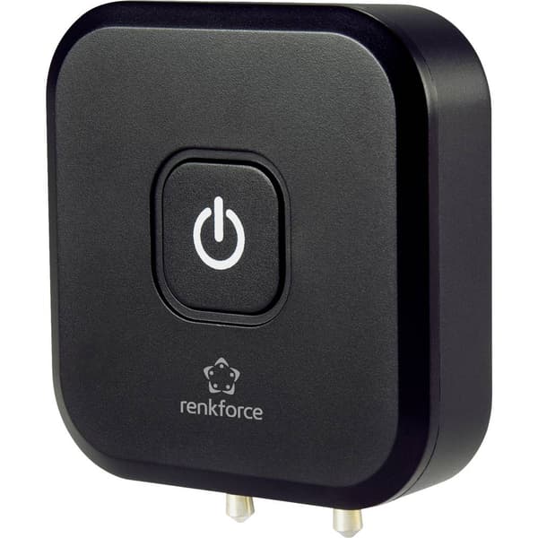 Renkforce RF-BTT-350 Bluetooth musiksändare Kommunikation - Bluetooth version: 4.2 10 m integrerat batteri