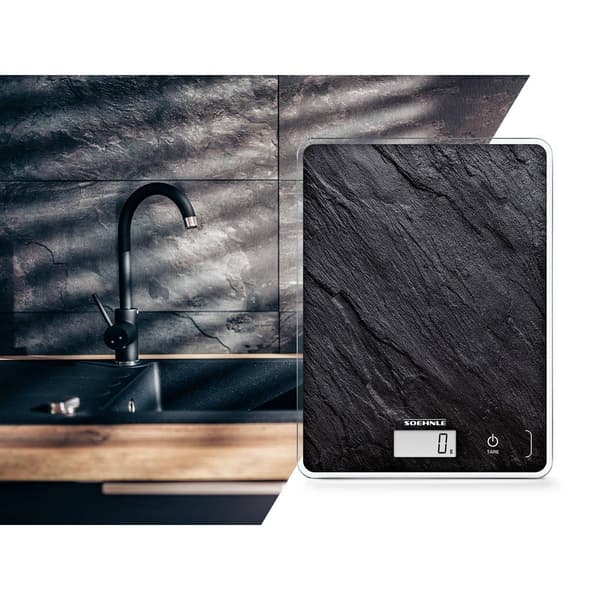 Soehnle Page Compact 300 Slate Köksvåg digital Antracit