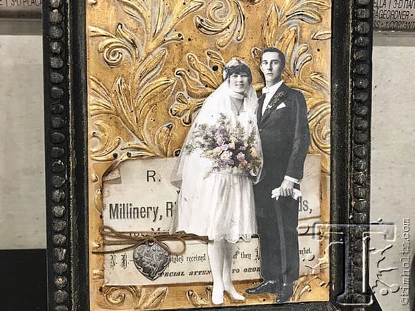 Embossing Folder 3D Texture Fades Tim Holtz Sizzix - Botanical