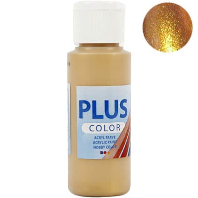Akrylfärg PLUS Color 60 ml - Metallic 14K Guld