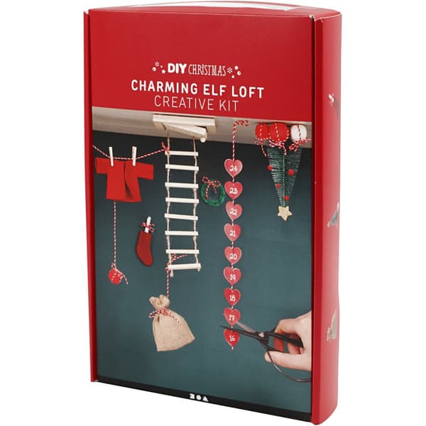 Nissedörr - Advent på Nissens Loft - DIY Miniatyrvärld