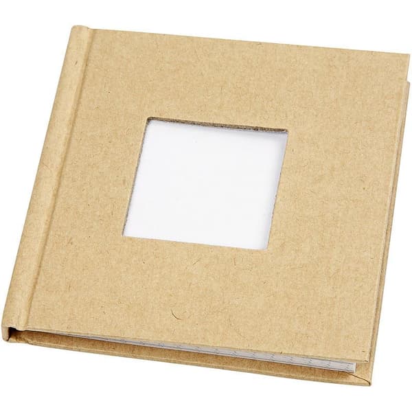 Kinabok - stl. 10x10 cm - Hålstl. 4x4 cm - Brun