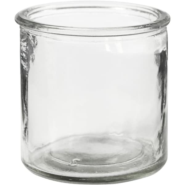 Ljusglas - H: 7,8 cm - dia. 7,8 cm - 6 st