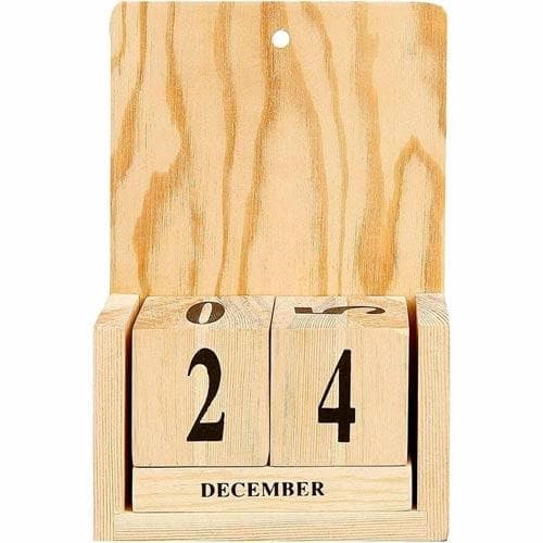 Kalender med datum-klossar