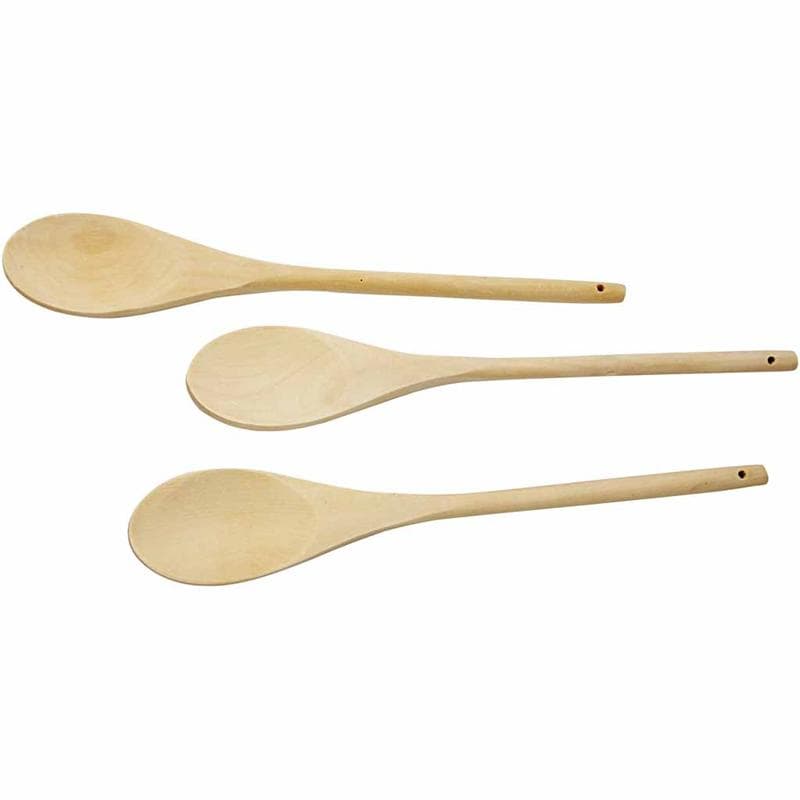 Grytsked - L: 23 cm - bok - 1 st