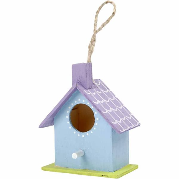Fågelholkar mini - Poppel - H: 7 cm - 6 st