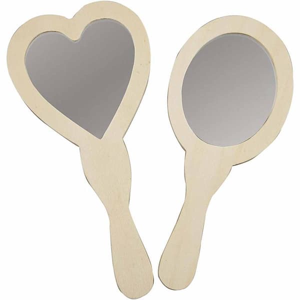 Handspeglar - stl. 23-24 cm - Plywood - 2 st
