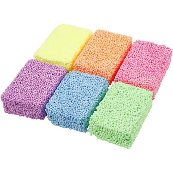 Soft Foam - Lera som inte torkar - Neon - 6 st