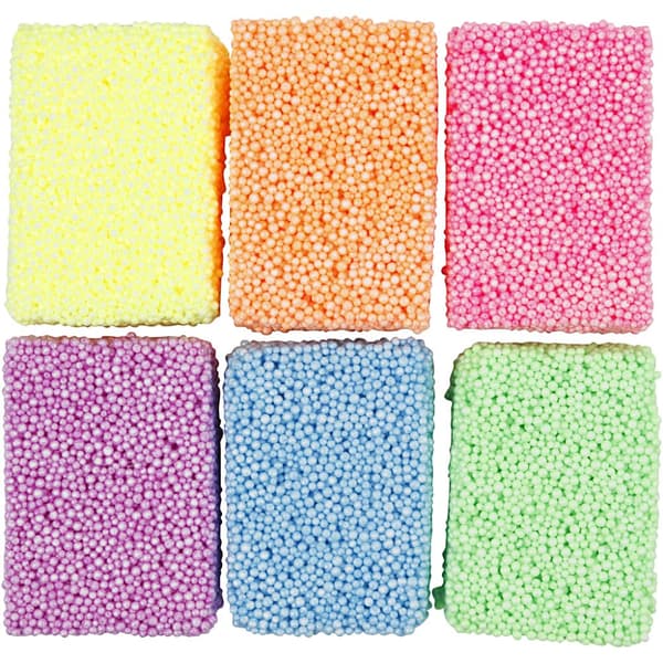 Soft Foam - Lera som inte torkar - Neon - 6 st