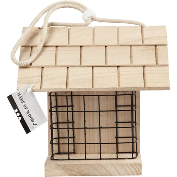 Fågelbord av Furu - 11,6x13,5 cm