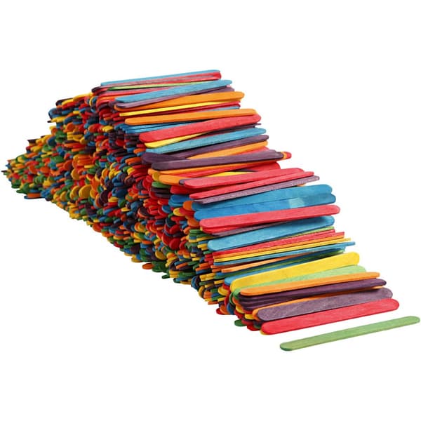 Storpack Glasspinnar - Mixade Färger - 11,4x10mm - 1000 st