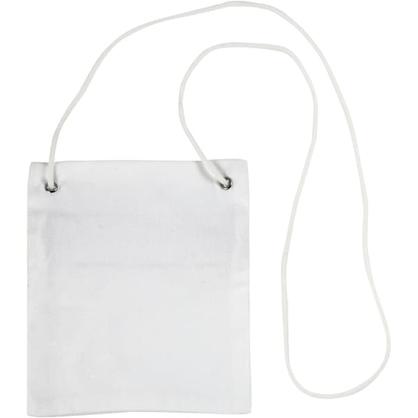 Värdepåse Vit - Bomull - 13x15 cm
