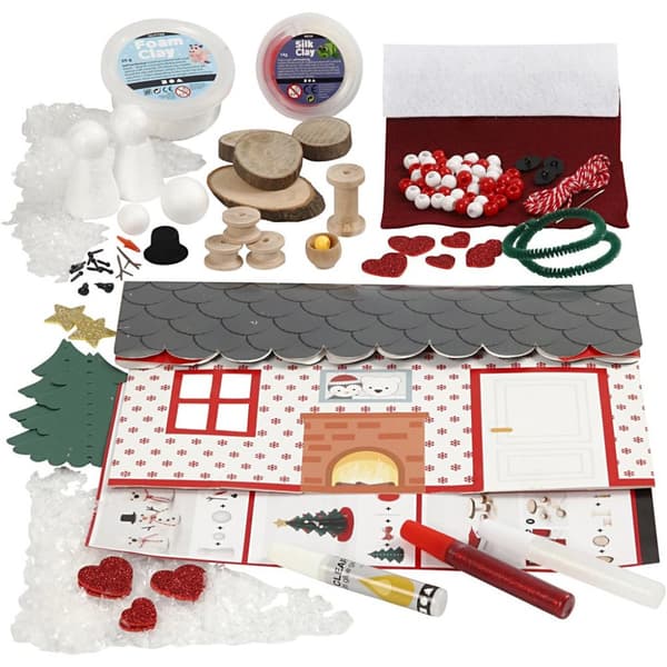 Pysselset Lera - Christmas Party House