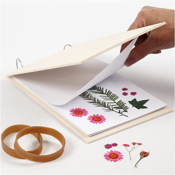 Blomsterpress - 21x14,8 cm - Trä