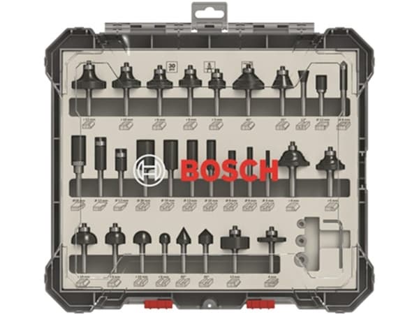 Bosch - Fresebit - 30 stk - 6mm
