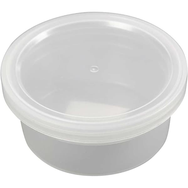 Plastburk med lock - 20 st - dia. 84 mm - 125 ml