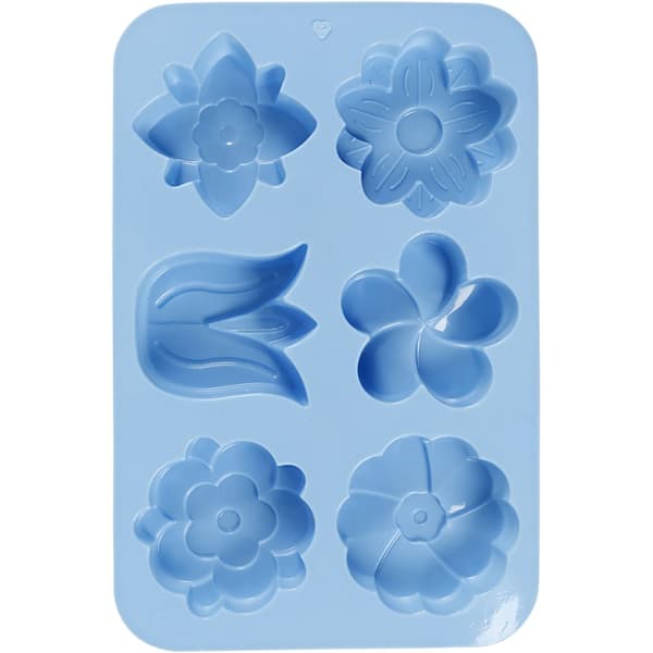 Silikonform - Blommor - 75 ml