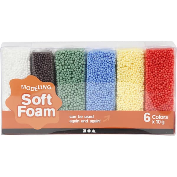 Soft Foam - Lera som inte torkar - Bas - 6 st