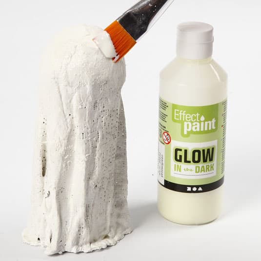 Glow in the dark - Självlysande färg - Grön/gul -250 ml