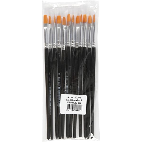 Pensel Gold Line Platt - nr 8 - 12 st
