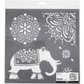 Miniatyrbild 2 av 2: Stencil - 30,5x30,5 cm - Tjock 0,31 mm - Etniska motiv