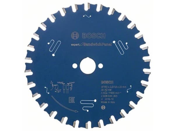 Bosch ROUND SAVKL 160X2.0X20MM 30T EXP SANDWICH