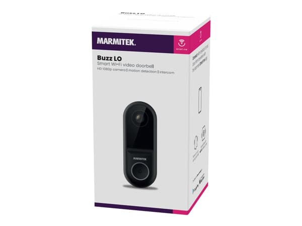 Marmitek Smart Me Buzz LO - IP-porttelefonstation - trådlös - Wi-Fi - 2.4 Ghz