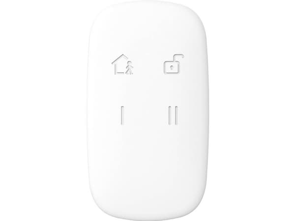 Hikvision DS-PKF1-WE Keyfob - Fjärrkontroll - trådlös - 868 MHz - vit