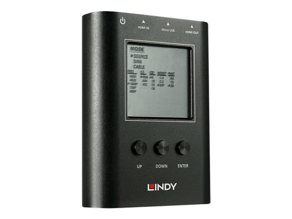 Lindy HDMI 2.0 18G Signal Analyser and Generator - HDMI test signal generator / analyzer