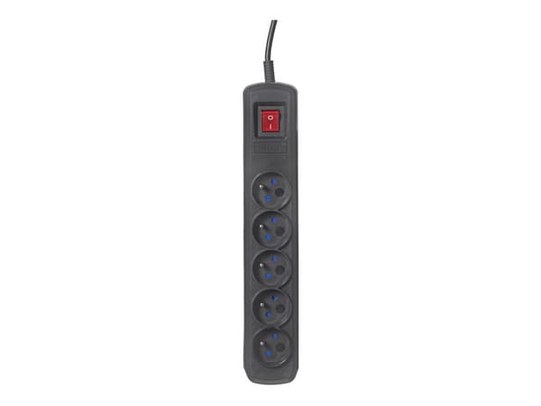 Activejet ACP-5GN 3M CZ, 3 m, inomhus, Typ E, Typ E, Plast, Svart
