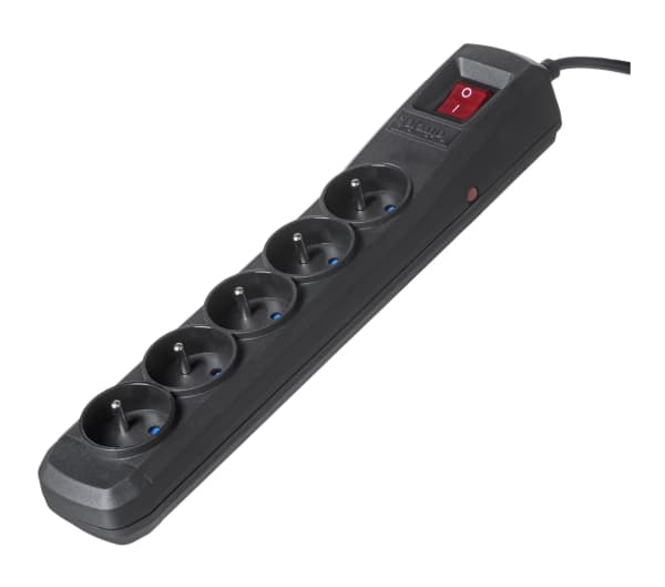 Activejet ACP-5GN 3M CZ, 3 m, inomhus, Typ E, Typ E, Plast, Svart
