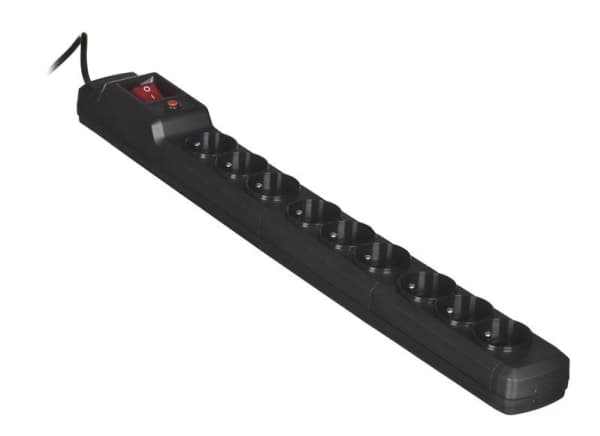 Activejet COMBO 9GN 5M, 5 m, 9 AC-pistorasia(a), Sisätila, Tyyppi E, Tyyppi E, Muovi