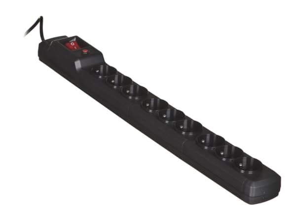 Activejet COMBO 9GN 5M, 5 m, 9 AC-pistorasia(a), Sisätila, Tyyppi E, Tyyppi E, Muovi